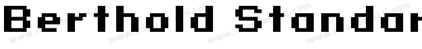 Berthold Standard Medium字体转换